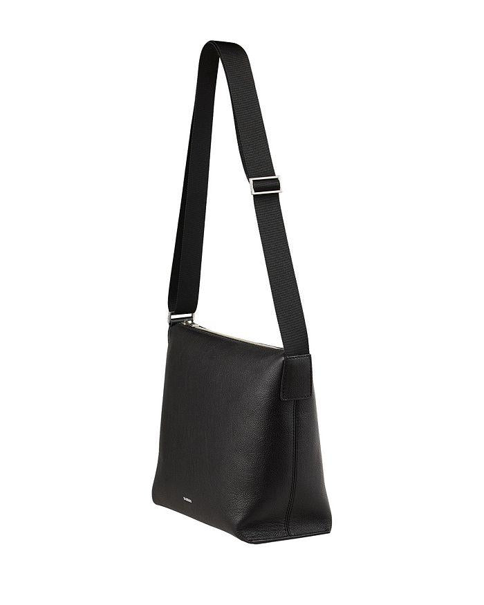 SANDRO PARIS FW24 Crossbody Bag Leather Noir Black MENS